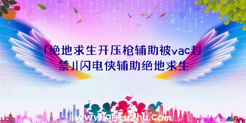 「绝地求生开压枪辅助被vac封禁」|闪电侠辅助绝地求生